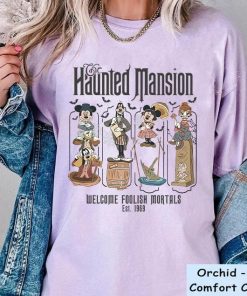 Retro Disney Haunted Mansion Shirt, Mickey and Friends Halloween Shirt