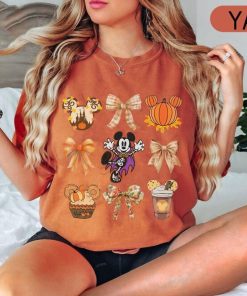 Disney Fall Coquette Bows Shirt, Mickey Skeleton Shirt