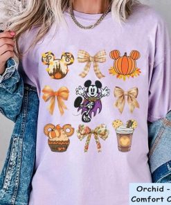 Disney Fall Coquette Bows Shirt, Mickey Skeleton Shirt