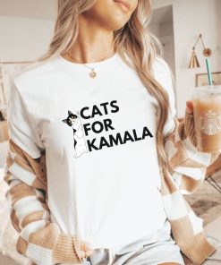 Cats for Kamala Progressive 2024 Election Shirt; Pro Harris 2024