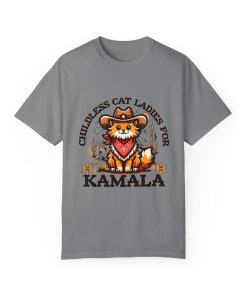 Cowboy Cat Ladies for Kamala Harris Comfort Colors T-shirt 2024