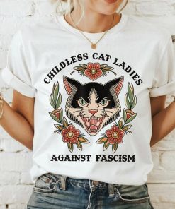 Childless Cat Ladies Against Fascism Shirt, Kamala Harris Shirt