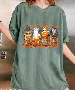 Bluey Halloween Comfort colors shirt, Kids Spooky Season T-shirt