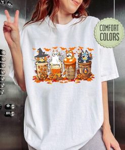 Bluey Halloween Comfort colors shirt, Kids Spooky Season T-shirt