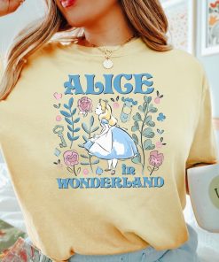 Comfort Colors® Alice in Wonderland T Shirt, Disney Alice Tee