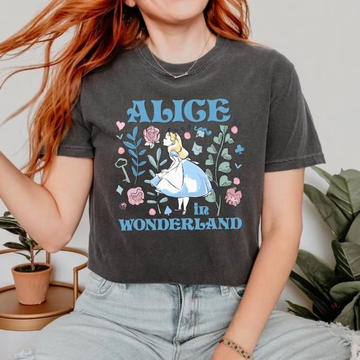 Comfort Colors® Alice in Wonderland T Shirt, Disney Alice Tee