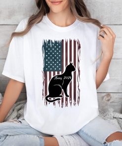 Cat Lady Kamala Harris Shirt Vote Shirt Harris 2024 Shirt Vote Blue