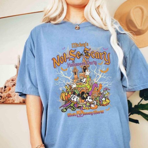 Vintage Mickey Not So Scary Halloween Party 2023 Shirt