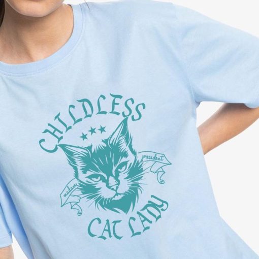 Childless Cat Lady shirt, Vintage Tee, Vote 2024