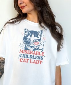 Childless Cat Lady, Cat Lady Shirts, Feminist Shirt, Vote 2024