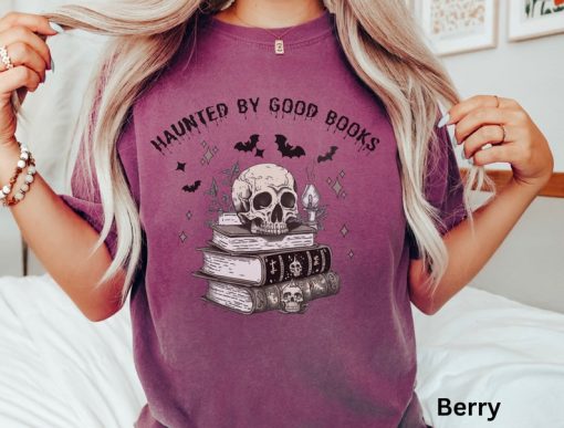 Halloween T Shirt Skull Shirt Halloween Shirt Book Lover Shirt Mystery