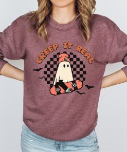 Creep It Real Sweatshirt, Retro Halloween Shirt, Halloween Gift