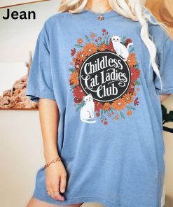 Childless Cat Ladies Club Shirt, Funny Cat Lady Shirt, Feminist Shirt