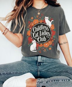 Childless Cat Ladies Club Shirt, Funny Cat Lady Shirt, Feminist Shirt