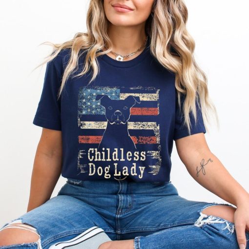 Childless Dog Lady Shirt, 2024 Election Shirt, Dog Lady Shirt