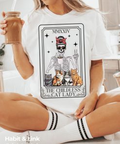 Childless Cat Lady Tarot Card Shirt