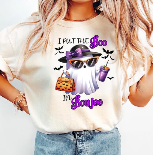 Funny Halloween Shirts Cute Ghost TShirt