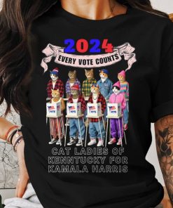 Customized Cat Ladies For Kamala 2024 T-Shirt