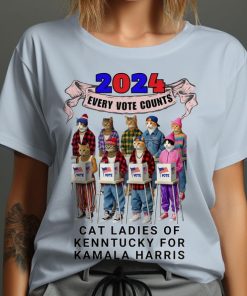 Customized Cat Ladies For Kamala 2024 T-Shirt