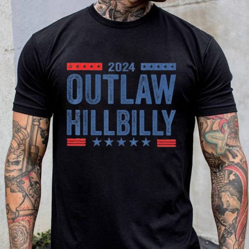 Outlaw Hillbilly Shirt, Voting Hillbilly And Felon 2024 Shirt