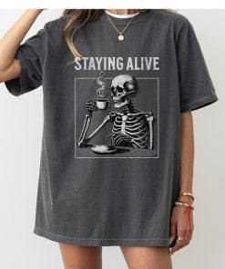 Comfort Colors® Staying Alive T-Shirt For Halloween