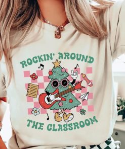 Comfort Colors® Rockin Around the Classroom Christmas Teacher Shirt