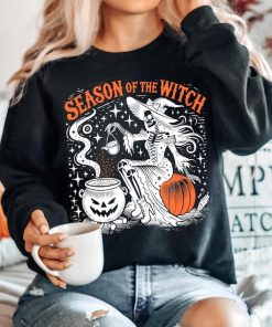 Season of the Witch Shirt, Funny Vintage Halloween Sweatshirt