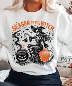 Season of the Witch Shirt, Funny Vintage Halloween Sweatshirt