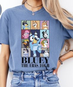 Bluey Dog Eras Tour Shirt | Midnights Bluey Dog Friends Shirt