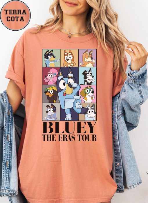 Bluey Dog Eras Tour Shirt | Midnights Bluey Dog Friends Shirt