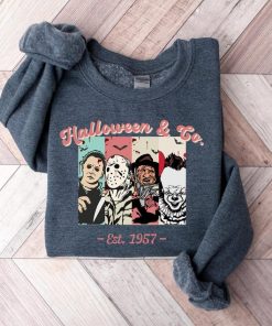 Halloween & Co Est. 1957 Sweatshirt, Horror Character Movie Hoodie