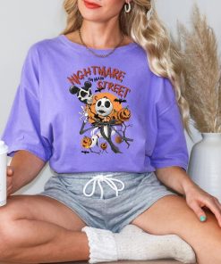 Comfort Colors Retro Disney Halloween Nightmare On Street Shirt