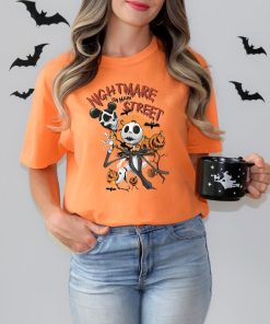 Comfort Colors Retro Disney Halloween Nightmare On Street Shirt