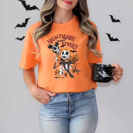 Comfort Colors Retro Disney Halloween Nightmare On Street Shirt