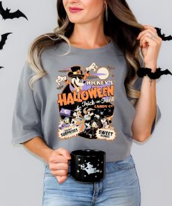 Comfort Colors Retro Disney Mickey Halloween Trick Or Treat Shirt