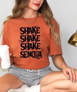 Comfort Colors Shake Shake Shake Senora Shirt, Funny Halloween Shirt