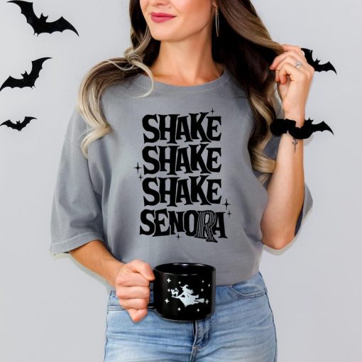 Comfort Colors Shake Shake Shake Senora Shirt, Funny Halloween Shirt