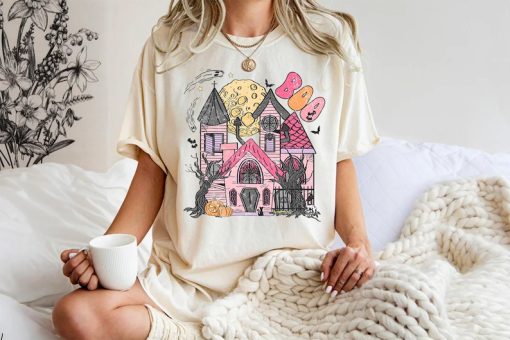 Welcome To The Haunted House Boo Shirt, Funny Halloween T-shirt