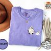 Halloween Ghost Comfort Colors®, Сute Ghost Dog Shirt