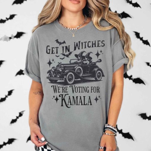 Kamala Harris Shirt, Halloween Election Shirt, Get in Witches