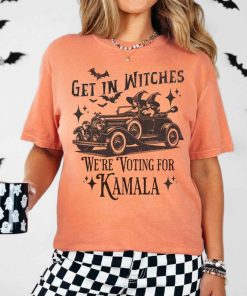 Kamala Harris Shirt, Halloween Election Shirt, Get in Witches