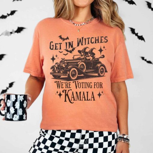 Kamala Harris Shirt, Halloween Election Shirt, Get in Witches