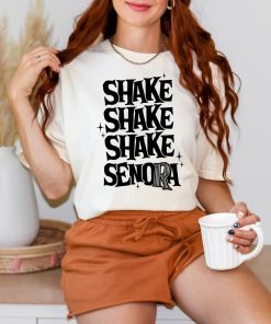 Comfort Colors Shake Shake Shake Senora Shirt, Funny Halloween Shirt