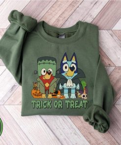 Trick or Treat Bluey Shirt, Cute Halloween Dog T-Shirt