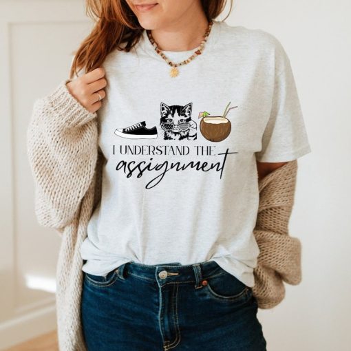 I Understand the Assignment Shirt, Vote Blue Tee Sneakers Shirt