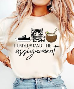 I Understand the Assignment Shirt, Vote Blue Tee Sneakers Shirt