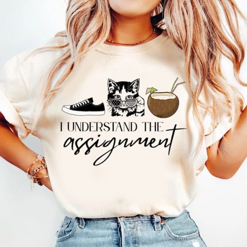 I Understand the Assignment Shirt, Vote Blue Tee Sneakers Shirt