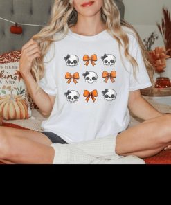 Skull and Bows tee cute halloween t-shirt