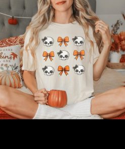 Skull and Bows tee cute halloween t-shirt