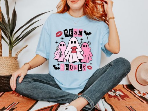 Comfort Colors® Сute Ghost Coffee Shirt, Сute Little Ghost t-shirt